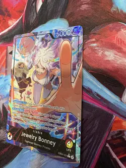 One Piece CCG Jewelry Bonney EB04-001 Leader AA - Image 3