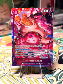 One Piece A Fist of Divine Speed Charlotte Linlin OP11-073 Alternate Alt NM - Image 1