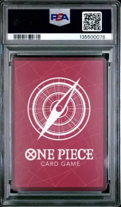 2022 ONE PIECE OP01-ROMANCE DAWN #002 TRAFALGAR LAW PRE ERRATA PSA 10 - Image 2