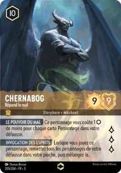 Lorcana - Chernabog - Repand le mal - MINT/NMINT - FR - FOIL - Image 1