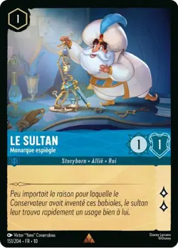 Lorcana - Le Sultan - Monarque espiegle - MINT/NMINT - FR - FOIL - Image 1