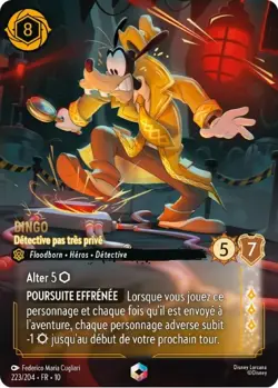 Lorcana - Dingo - Detective pas tres prive - MINT/NMINT - FR - FOIL - Image 1