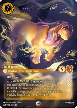 Lorcana - Simba - Roi en devenir - MINT/NMINT - FR - FOIL - Image 1