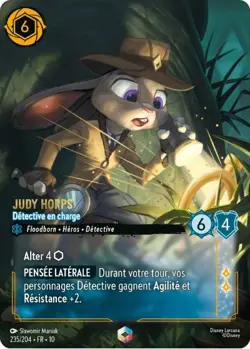 Lorcana - Judy Hopps - Detective en charge - MINT/NMINT - FR - FOIL - Image 1