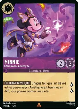 Lorcana - Minnie - Championne Amethyste - MINT/NMINT - FR - FOIL - Image 1