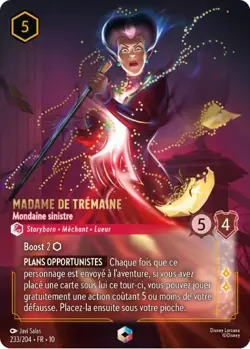 Lorcana - Madame de Tremaine - Mondaine sinistre - MINT/NMINT - FR - FOIL - Image 1