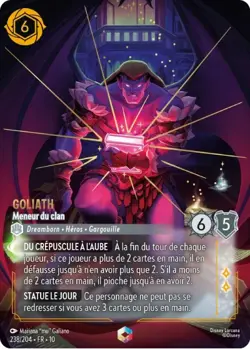 Lorcana - Goliath - Meneur du clan - MINT/NMINT - FR - FOIL - Image 1