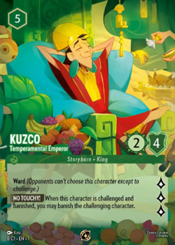 Lorcana - Kuzco - Temperamental Emperor - Promos Lorcana - EXC - EN - Image 1