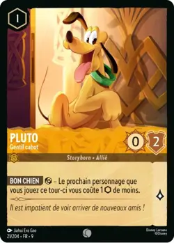 Lorcana - Pluto - Gentil cabot - Fabuleux Chapitre 9 - MINT/NMINT - FR - FOIL - Image 1