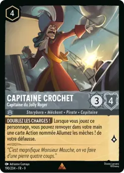 Lorcana - Capitaine Crochet - Capitaine du Jolly Roger - MINT/NMINT - FR - FOIL - Image 1