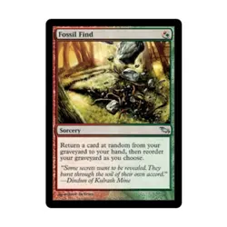 WOTC MtG Shadowmoor Fossil Find (U) (Foil) NM - Image 1