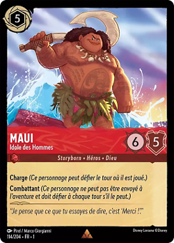 Lorcana - Maui - Idole des Hommes - Premier Chapitre - MINT/NMINT - FR - Image 1