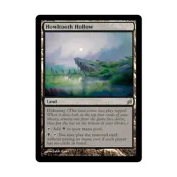 WOTC MtG Lorwyn Howltooth Hollow (R) (Foil) EX - Image 1