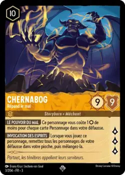 Lorcana - Chernabog - Repand le mal - MINT/NMINT - FR - Image 1
