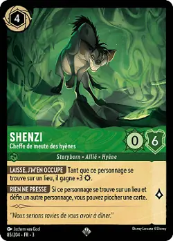 Lorcana - Shenzi - Cheffe de meute des hyenes - MINT/NMINT - FR - FOIL - Image 1
