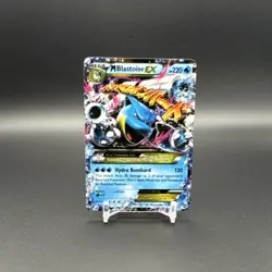 Pokemon M Blastoise EX Mega Ultra Rare Holo 30/146 XY 220 HP Card - Image 1