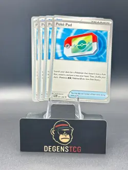 Pokemon TCG x4 Pokepad Pokemon Cards Perfect Order- NM playset - Image 1