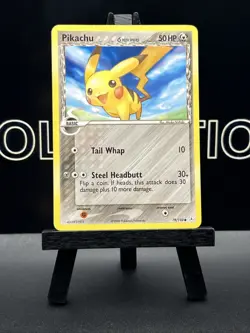 Pikachu 79/110 EX Delta Species Holon Phantoms Pokemon Card - Image 2