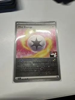 Mist Energy Holo Pokemon Prize Pack Series 5 Promo Pokemon Card NM/LP Play Stamp - Image 1