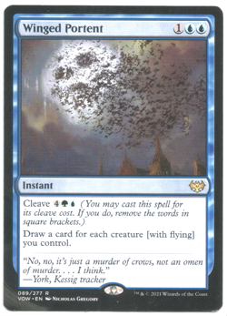 MTG - Winged Portent - Innistrad Crimson Vow - ENG - NM - Image 1