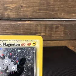 Pokemon Dark Magneton 11/82 Team Rocket Holo Rare 60 HP Card 2000 English - Image 4