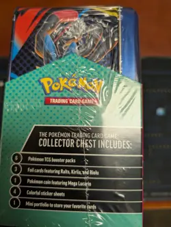 Pokemon TCG Fall 2025 Collector Chest Tin Box (6 Booster Packs & 3 Foil Cards) - Image 3