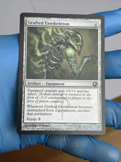 Grafted Exoskeleton - Scars of Mirrodin MTG Magic - Condition Shown In Many Pics - Image 1