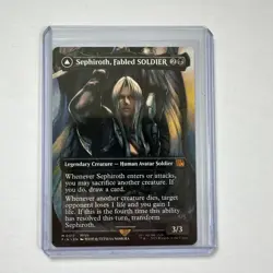 MTG - Sephiroth Fabled SOLDIER - Borderless - Final Fantasy - Image 1