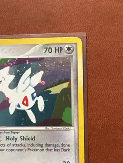 Togetic HOLO EX Team Rocket Returns 14/109 Pokemon TCG LP/NM Raw Ungraded Swirl - Image 4