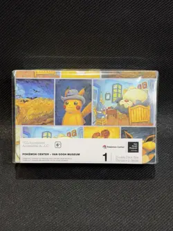 Pokemon Center × Van Gogh Museum Pokemon Inspired Paintings Double Deck Box 196215000031 - Image 1