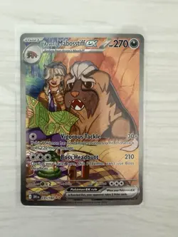 Pokemon Arven’s Mabosstiff ex 235/182 SIR Paradox Rift Full Art NM - Image 1
