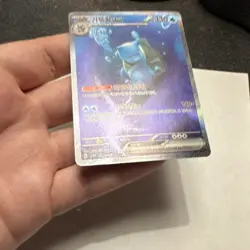 Blastoise ex SAR Full Art 202/165 Sv2a Holo 330 HP Korean Pokemon - Image 3