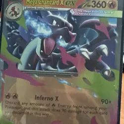 Pokemon Mega Charizard X EX 013/094 Phantasmal Flames Double Rare Holo EN 360 HP - Image 2