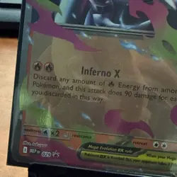 Pokemon Mega Charizard X EX 013/094 Phantasmal Flames Double Rare Holo EN 360 HP - Image 3
