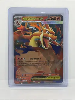 Pokemon 2025 Mega Evolutions - Mega Charizard Y EX - Black Star Promo #030 - Image 1