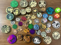 Pokemon TCG Coin Lot - LOT OF 130+ Pokemon Coins - Image 1