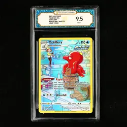 TQG 9.5 MINT+ 2022 Pokemon ENG Octillery E TG03/TG30 HOLO VSTAR - Image 2