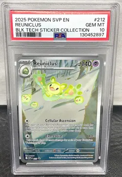 2025 Pokemon - SVP EN-SV Black Star Promo - #212 Reuniclus - PSA 10 (29381) - Image 2