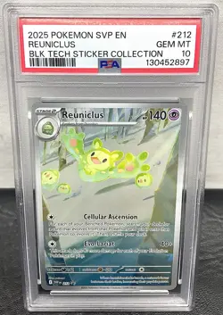 2025 Pokemon - SVP EN-SV Black Star Promo - #212 Reuniclus - PSA 10 (29381) - Image 3