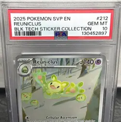 2025 Pokemon - SVP EN-SV Black Star Promo - #212 Reuniclus - PSA 10 (29381) - Image 4