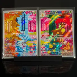 Deerling 165/162 & Sawsbuck 166/162 Art Set IR Temporal Forces Pokemon NM - Image 1