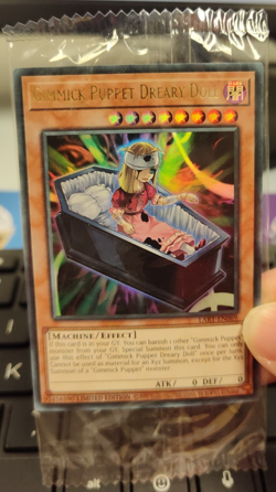 2020 YuGiOh Gimmick Puppet Dreary Doll Limited Edition Sealed LART-EN069 - Image 1