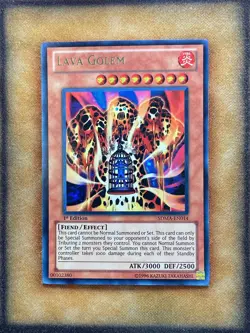 Yugioh Lava Golem SDMA-EN014 Ultra Rare 1st Ed NM - Image 1