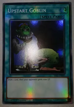 Yugioh Upstart Goblin SESL-EN043 1ST ED NM Super - Image 1