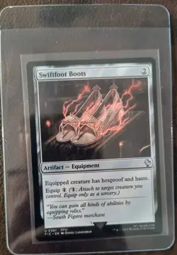 Swiftfoot Boots MTG Final Fantasy Commander Magic the Gathering 0361 FFVI FIC - Image 1