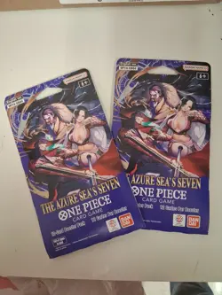 Lot Of 2 One piece The Azure Sea’s Seven Booster pack - Image 1