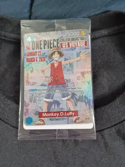 Bandai Monkey.D.Luffy P-055 One Piece CCG US Voyage Promo Card Rutgers - Image 1