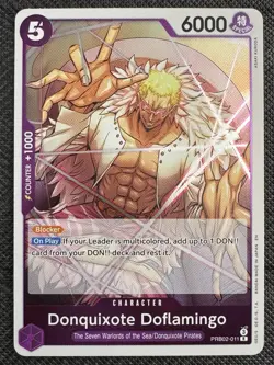 Donquixote Doflamingo | PRB02-011 NM | Rare | The Best Vol.2 | One Piece TCG - Image 1