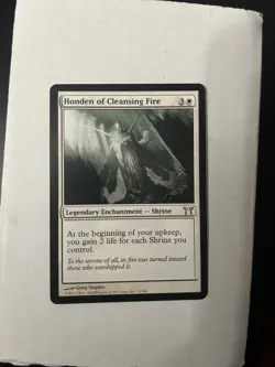 MTG NM Honden of Cleansing Fire Champions of Kamigawa Magic: The Gathering Card - Image 1