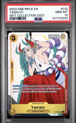 One Piece TCG English Yamato 2023 Gift Collection ST09 #012 PSA 10 - Image 1